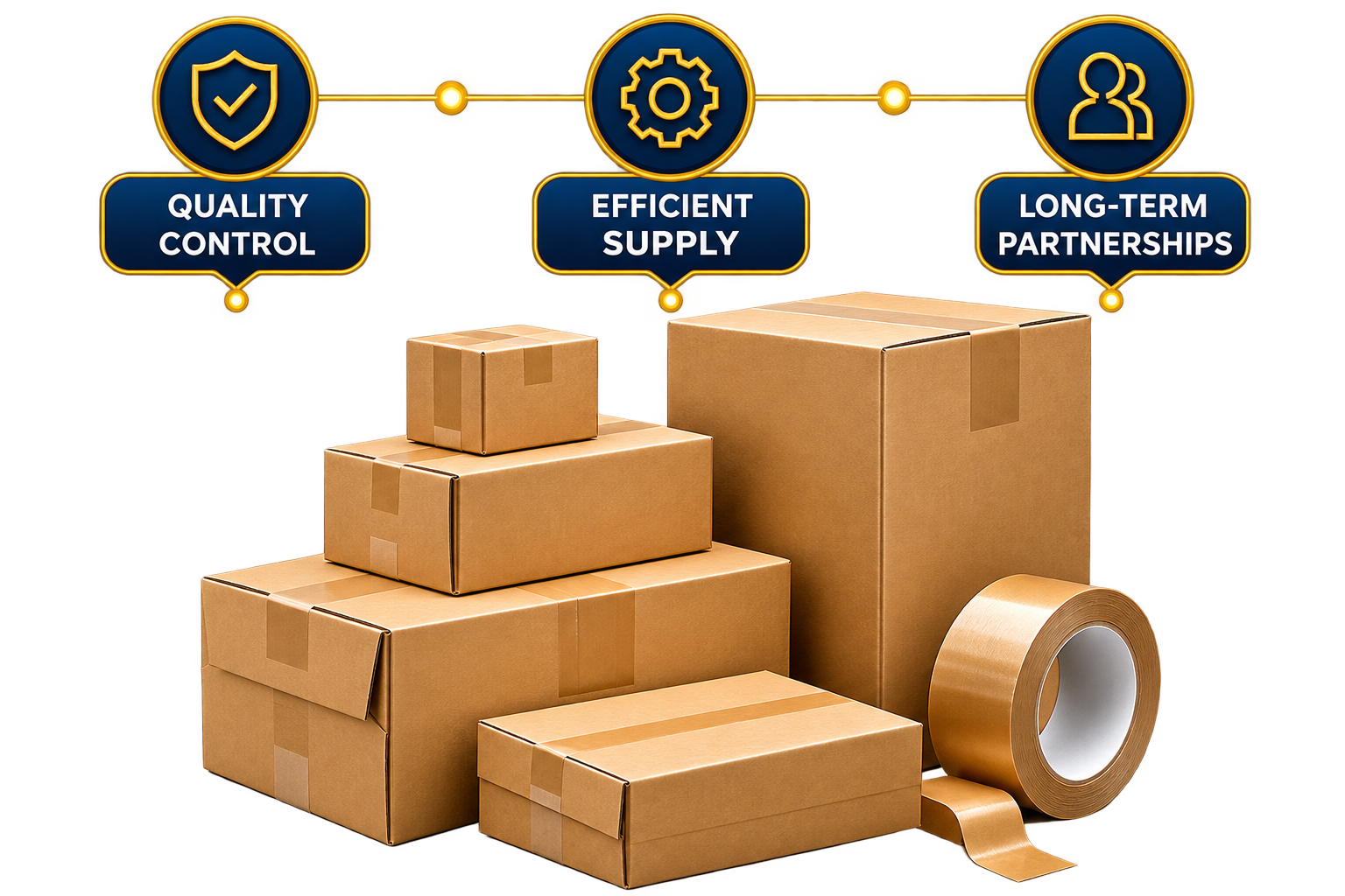 Quality control, efficient supply and long-term partnerships behind our packaging solutions